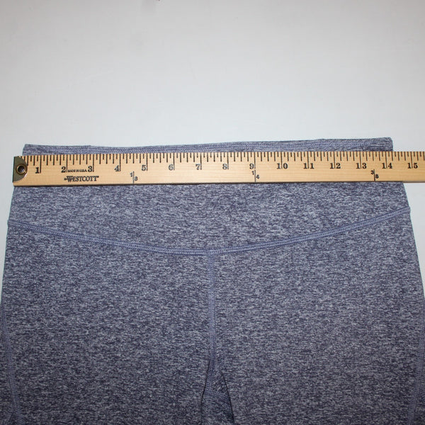 Zella AW Pant Sz M x 16 Blue White Pull On Knee Length Polyester Spandex AW Pant