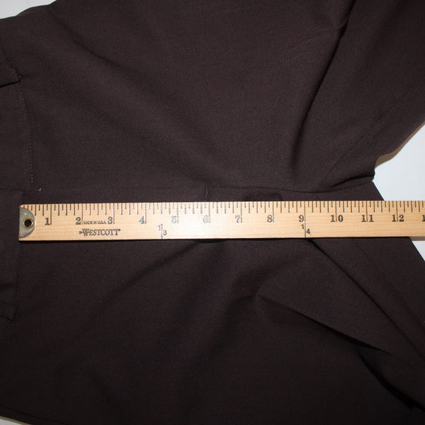 Babaton Pant Sz 4 x 30 Dark Brown Lined Hook Eye Closure Wool Elastane Pant