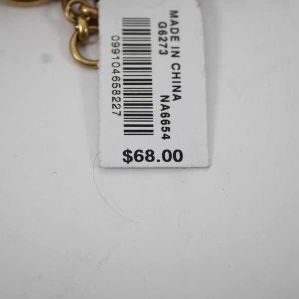 J Crew NEW $60 Gray White Tan Marbleized Chain Link Plastic 17" Necklace
