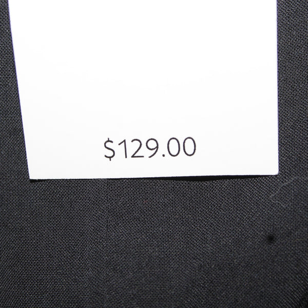 J Jill Dress NEW $129 Sz L Black Multi Color Floral Lined 100% Rayon Dress