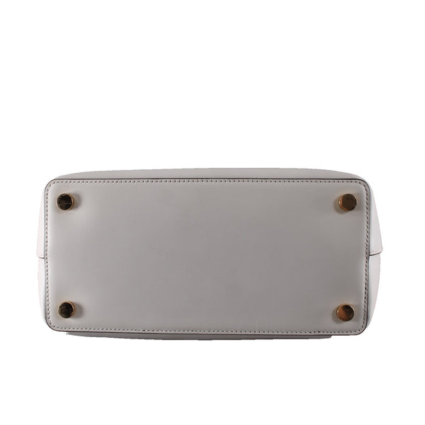 Michael Kors Purse 14 x 10 x 5 White Gold Hardware Leather Purse