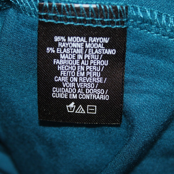 Tahari Top NEW $88 Sz XL Aquarium Blue Cali Knits Cowl Neck Rayon Elastane Top