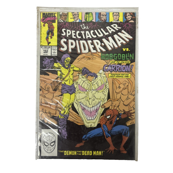 1990 The Spectacular Spider-Man #162 "Marvel Comics" Comic Book