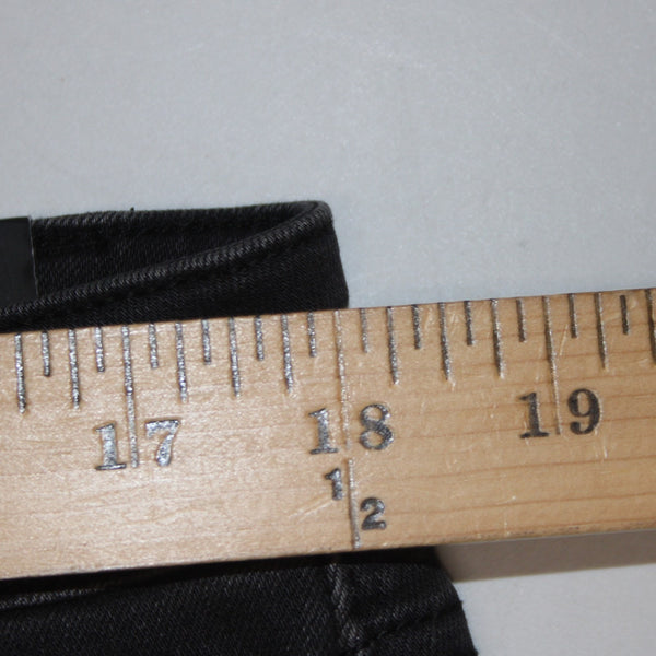 Joseph Ribkoff Jeans NEW Sz 16 x 29 Charcoal Black Mesh Embellished