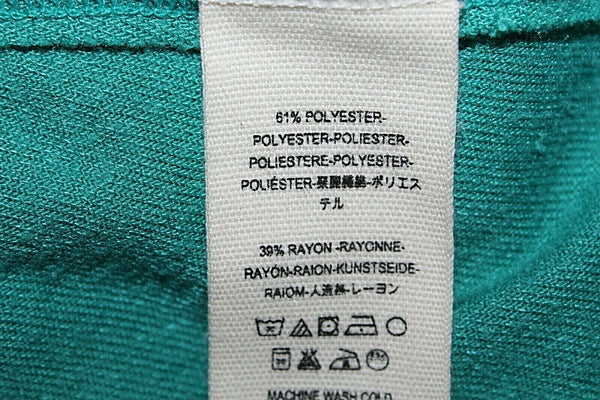 We The Free XS Aqua Crushed Velour Polyester Rayon Top