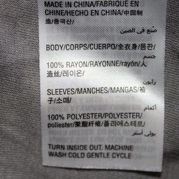 INC Top NEW $70 Glam Dc Sz XXL New Grey Knight Silver Sequin 100% Rayon Top