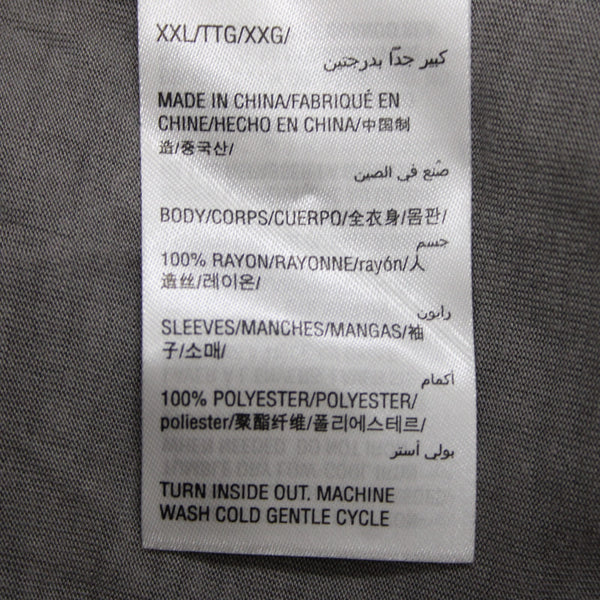 INC Top NEW $70 Glam Dc Sz XXL New Grey Knight Silver Sequin 100% Rayon Top