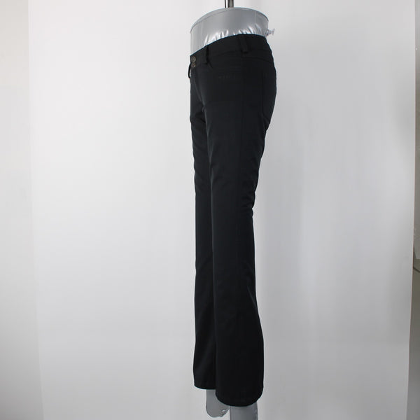 Burton The White Collection Sz XS x 32 Black Lined Pockets 100% Poly Ski  Pant