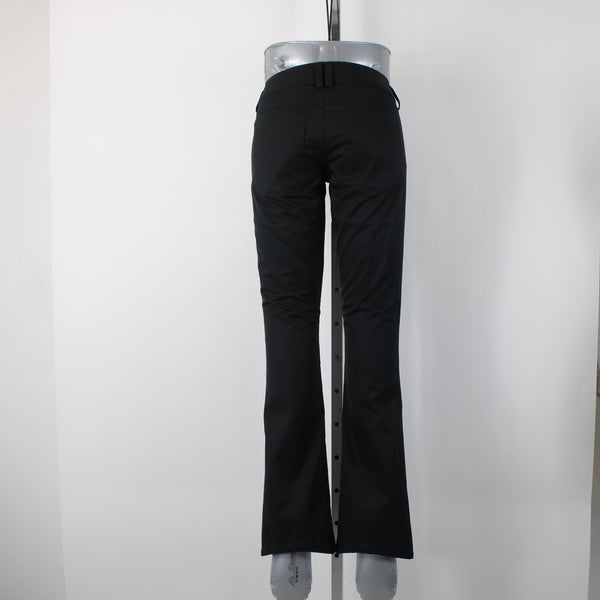 Burton The White Collection Sz XS x 32 Black Lined Pockets 100% Poly Ski  Pant