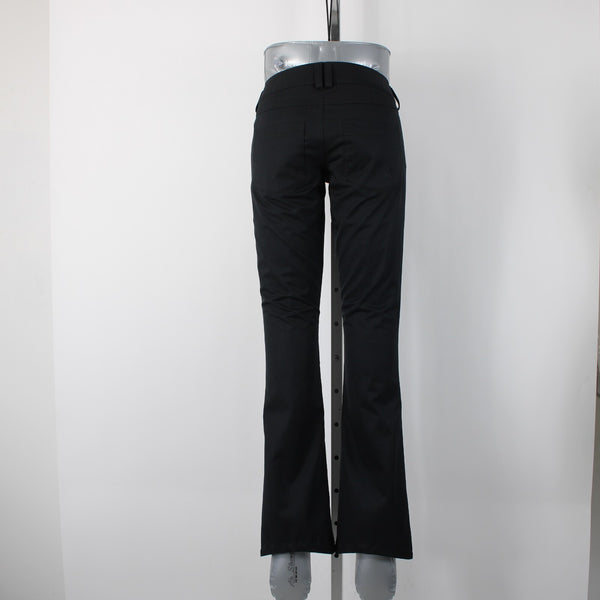 Burton The White Collection Sz XS x 32 Black Lined Pockets 100% Poly Ski  Pant