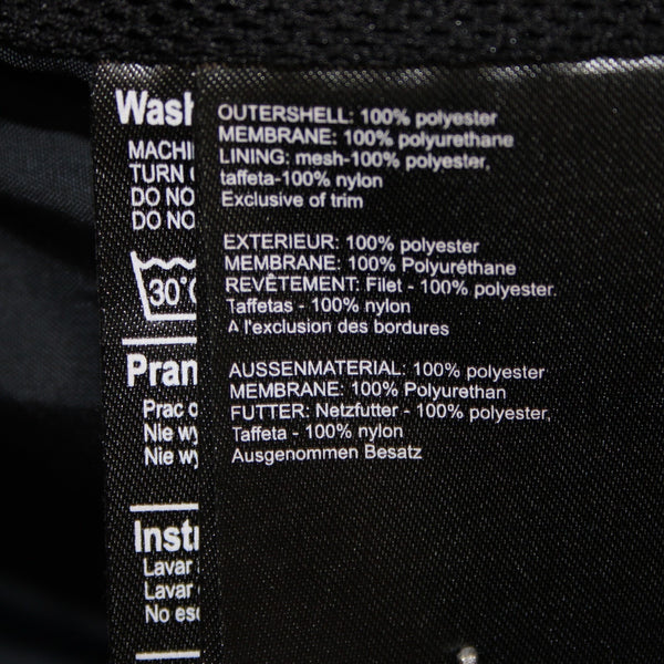 Burton The White Collection Sz XS x 32 Black Lined Pockets 100% Poly Ski  Pant