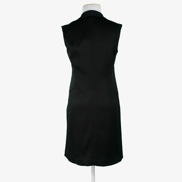 Rag Bone NEW $550 Sz 2 Black Double Breasted V Neck Triacetate Poly Woven Dress