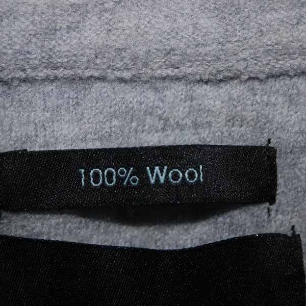 Cynthia Rowley NEW Sz 2X Light Blue Collared Pockets Unlined 100% Wool Coat