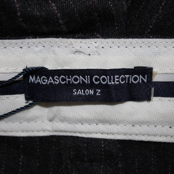 Magaschoni Coll Sz 18 x 34 Jeans NEW $390 Salon Z Charcoal Thistle Melange Jeans