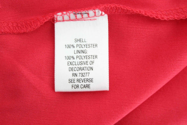 Candie's Sz XS Magenta 3 Layer Ruffle Lined 100% Polyester Top