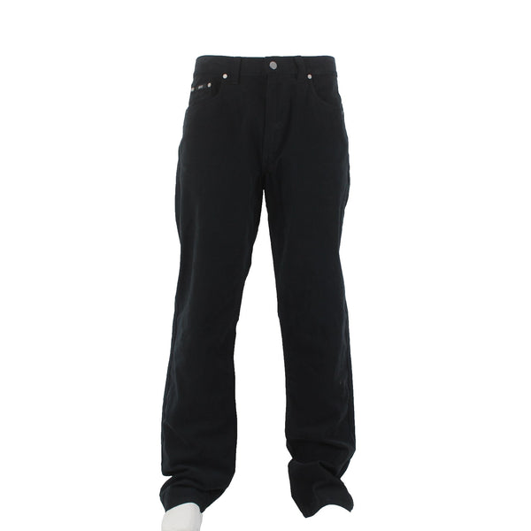 Hugo Boss Jeans Alabama Sz 36 x 34 Black Pockets Straight Leg 100% Cotton Jeans