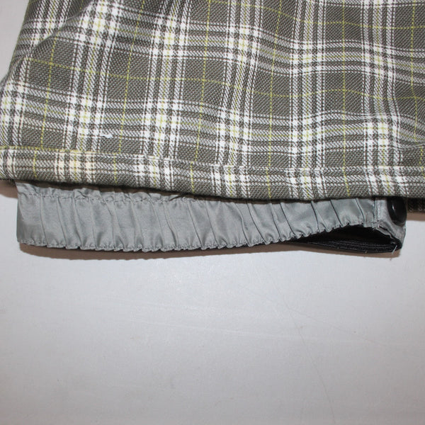 Lamar Snow Pants Sz S x 31 Green Yellow White Pockets 100% Polyester Snow Pant