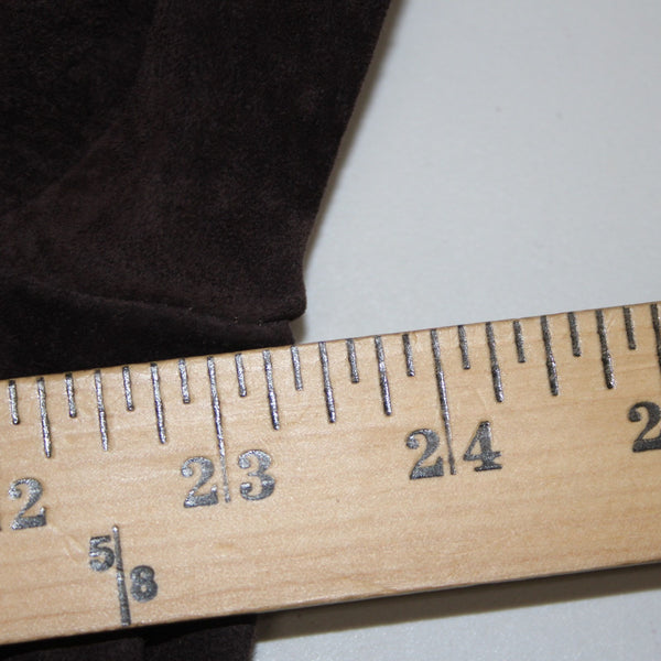Karen Kane NEW $238 Sz 2X Brown Suede White Topstitch Pocket Unlined Jacket