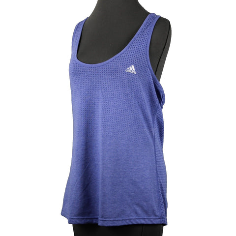 Aeroknit NEW $28 Sz L Lavender Blue Racer Back Climacool Polyester Cotton Top