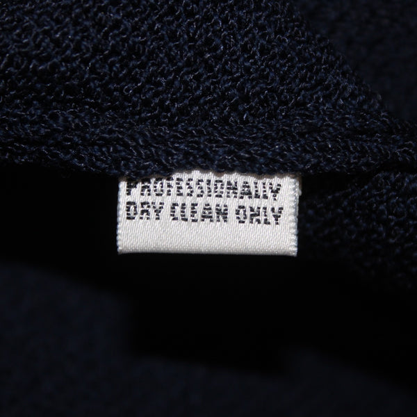 St John Collection Skirt Sz 6 Navy Blue Elastic Waist Santana Knit Skirt