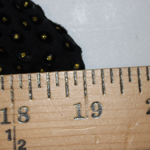 House Of Harlow Jumpsuit NEW Sz L Black Gold Black Polka Dots Nylon Jumpsuit
