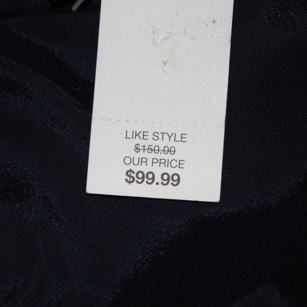 Banana Republic Dress NEW $100 Sz 10 Navy Blue Faux Belt Detail Poly Rayon Dress