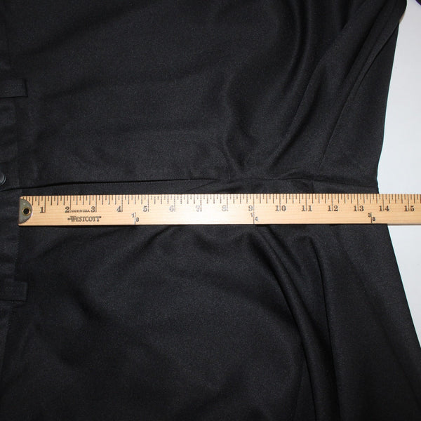 Oak Hill Pant NEW $65 Sz 42 x 28 Black Flat Front Mircofiber 100% Polyester Pant