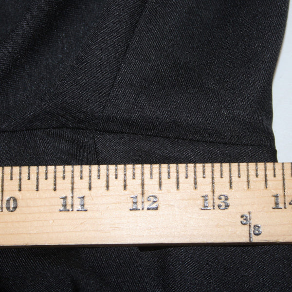Oak Hill Pant NEW $65 Sz 42 x 28 Black Flat Front Mircofiber 100% Polyester Pant