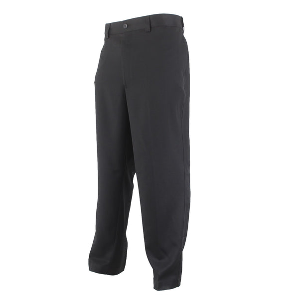 Oak Hill Pant NEW $65 Sz 42 x 28 Black Flat Front Mircofiber 100% Polyester Pant
