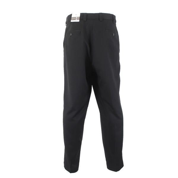 Oak Hill Pant NEW $65 Sz 42 x 28 Black Flat Front Mircofiber 100% Polyester Pant