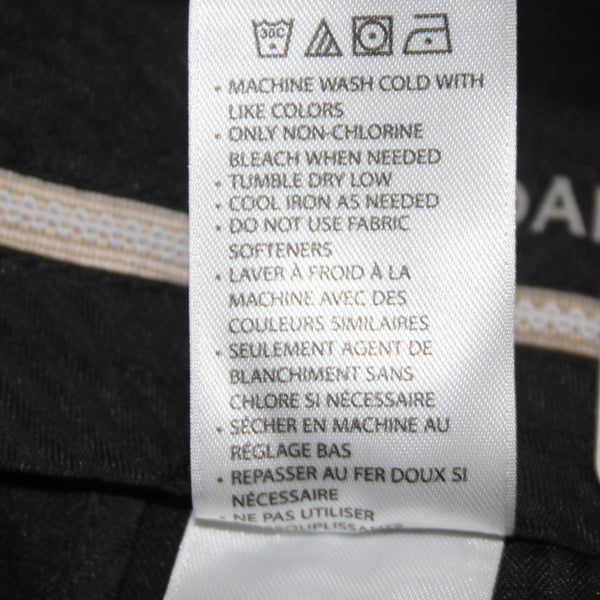 Oak Hill Pant NEW $65 Sz 42 x 28 Black Flat Front Mircofiber 100% Polyester Pant