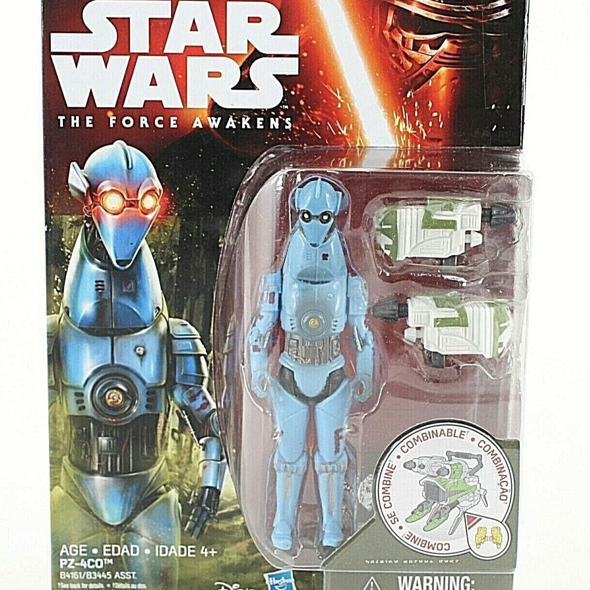 Disney Star Wars The Force Awakens PZ 4CO Action Figure