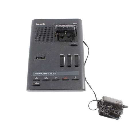 Pearlcorder T1000 Black UNTESTED Microcassette Transcriber