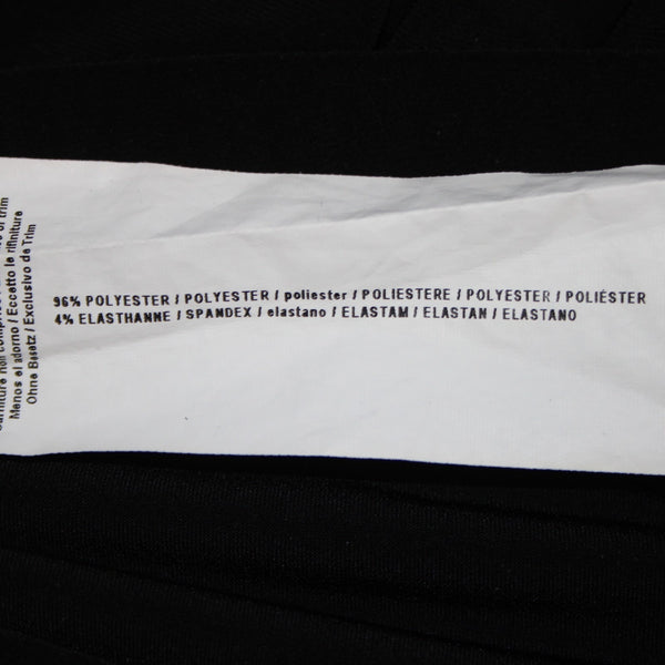 Joseph Ribkoff Pant Sz 16 x 29 Black Silver Rhinestones Animal Print Poly Pant