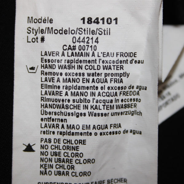 Joseph Ribkoff Pant Sz 16 x 29 Black Silver Rhinestones Animal Print Poly Pant