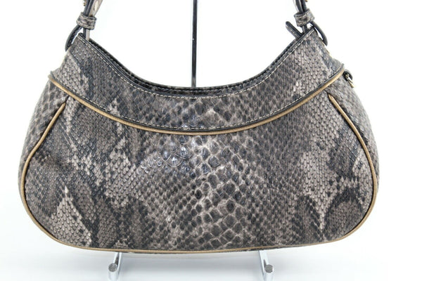Liz Claiborne 5.5 x 12 x 3 Brown Black Multi Vegan Snake Purse
