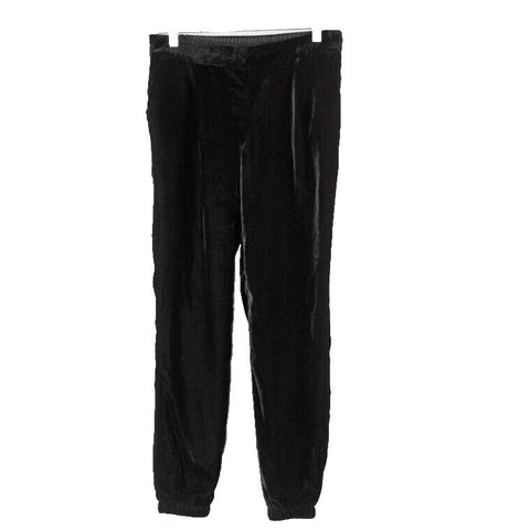 Carolina Belle Sz 4 x 29 Black Velvet Elastic Ankle 100% Polyester Pant
