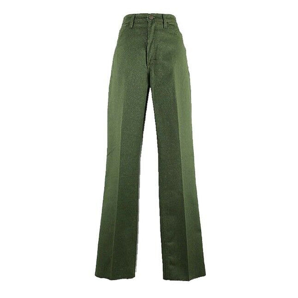 Horace Small NEW 10R x 36U Green Polyester Cotton Professional Apparel Pant