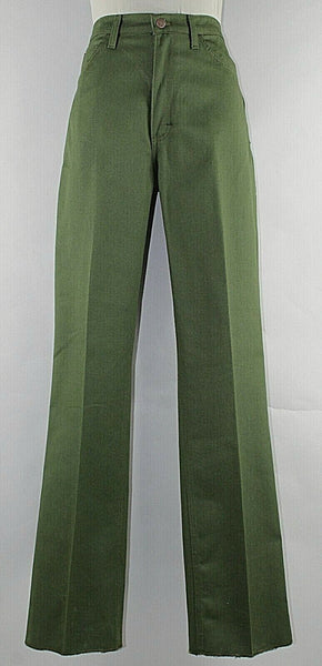 Horace Small NEW 10R x 36U Green Polyester Cotton Professional Apparel Pant