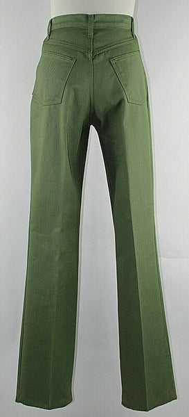 Horace Small NEW 10R x 36U Green Polyester Cotton Professional Apparel Pant