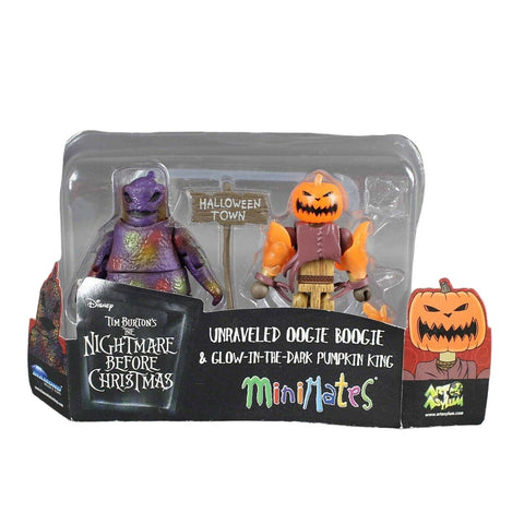 Nightmare Before Christmas Unraveled Oogie Boogie & Pumpkin King Figure