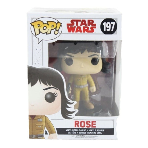 Funko POP Star Wars #197 Rose Vinyl Bobble Head Collectible