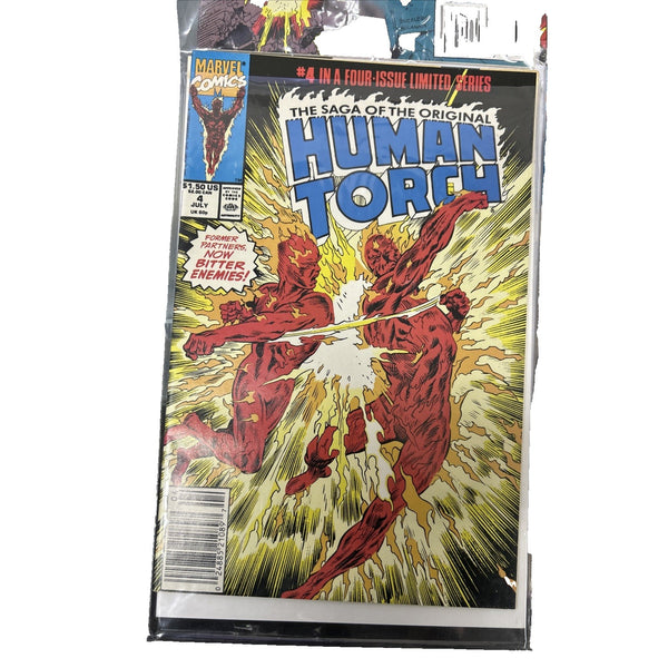 Saga of the Original Human Torch 1-4 Complete Set Comic Books