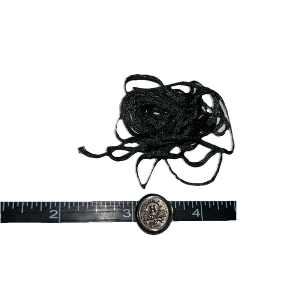 Hermes Paris Charcoal Thread And Button Repair Kit