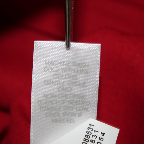 J Jill Dress NEW $99 Sz M True Red Pleated Rayon Lycra Spandex Midi Dress