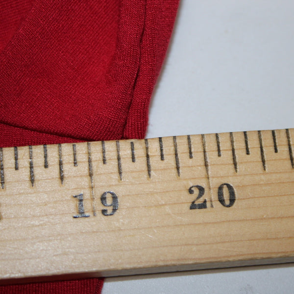 J Jill Dress NEW $99 Sz M True Red Pleated Rayon Lycra Spandex Midi Dress