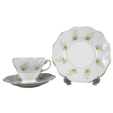 Foley EB 1850 Bone China England 4019 Tea Cup Saucer Plate Set