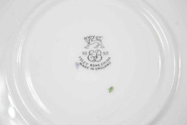 Foley EB 1850 Bone China England 4019 Tea Cup Saucer Plate Set