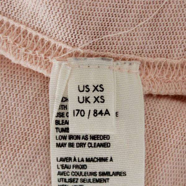 We The Free Sz XS Lt Pink Short Sleeve Cotton Polyester T Shirt Top