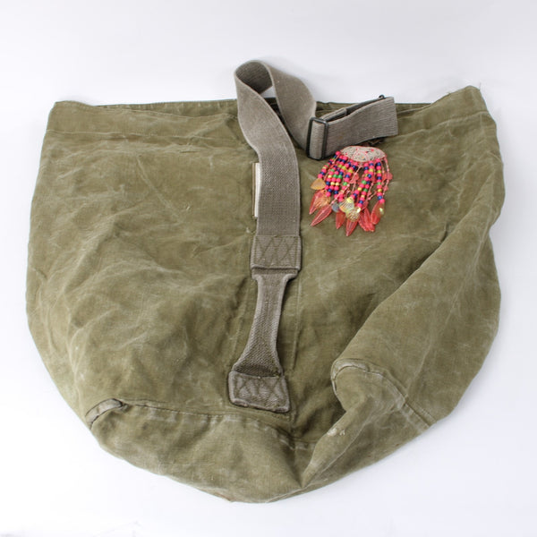 Tricia Fix Purse 21 x 13 x 12 Green Multi Color Beaded Canvas AS IS Purse